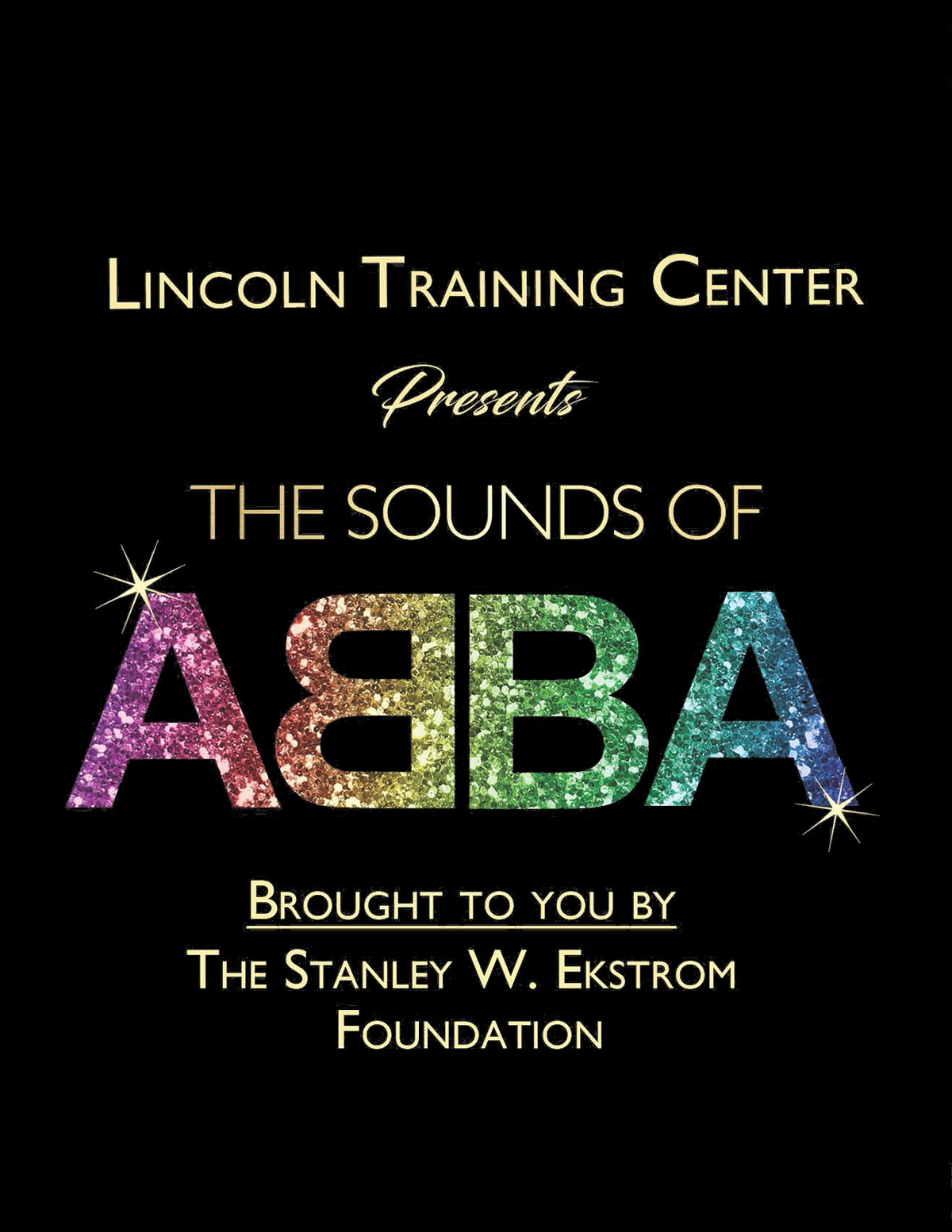 The sounds of ABBA invitation