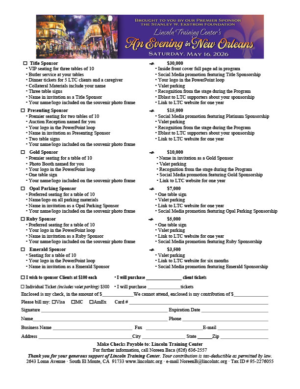 sponsorship opportunities PDF