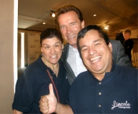 Gov. Arnold Schwarzenegger with LTC Clients
